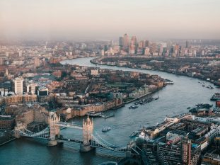 aerial photography of London skyline during daytime