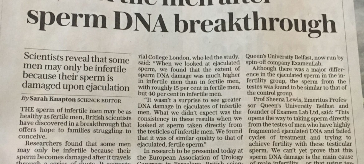 Mr Jonathan Ramsay (6) March 2019 infertility new Mr Jonathan Ramsay